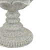 Tabletop Décor C&le Holder | Lotus Leaf Sculptural | Speckled Gray | 10"