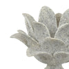 Tabletop Décor C&le Holder | Lotus Leaf Sculptural | Speckled Gray | 10"