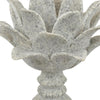 Tabletop Décor C&le Holder | Lotus Leaf Sculptural | Speckled Gray | 10"
