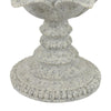 Tabletop Décor C&le Holder | Lotus Leaf Sculptural | Speckled Gray | 10"