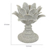 Tabletop Décor C&le Holder | Lotus Leaf Sculptural | Speckled Gray | 10"