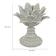 Tabletop Décor C&le Holder | Lotus Leaf Sculptural | Speckled Gray | 10"