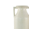Decorative Flower Vase | Farmhouse Milk Jug Style | 17" White Ceramic