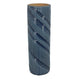 Decorative Flower Vase | Textured Herringbone | Blue Ceramic | 20"
