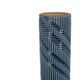 Decorative Flower Vase | Textured Herringbone | Blue Ceramic | 20"