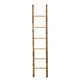 Natural Bamboo Ladder | Decorative & Utility Leaning Rack | 86" Brown