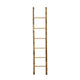 Natural Bamboo Ladder | Decorative & Utility Leaning Rack | 86" Brown