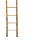 Natural Bamboo Ladder | Decorative & Utility Leaning Rack | 86" Brown