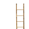 Natural Bamboo Ladder | Decorative & Utility Leaning Rack | 86" Brown