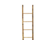 Natural Bamboo Ladder | Decorative & Utility Leaning Rack | 86" Brown