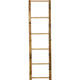 Natural Bamboo Ladder | Decorative & Utility Leaning Rack | 86" Brown
