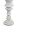 Tabletop Décor C&le Holder | Tiered Baluster Style | White Resin | 18"