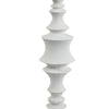 Tabletop Décor C&le Holder | Tiered Baluster Style | White Resin | 18"