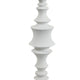 Tabletop Décor C&le Holder | Tiered Baluster Style | White Resin | 18"