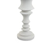 Tabletop Décor C&le Holder | Tiered Baluster Style | White Resin | 18"