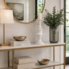 Tabletop Décor C&le Holder | Tiered Baluster Style | White Resin | 18"