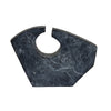 Tabletop Décor | Circular Cutout | Marble Accent Gray Resin | 16"
