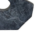 Tabletop Décor | Circular Cutout | Marble Accent Gray Resin | 16"