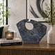 Tabletop Décor | Circular Cutout | Marble Accent Gray Resin | 16"