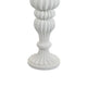Tabletop Décor C&le Holder | Fluted Turned Baluster | White Resin | 18"