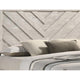Full Bedroom Set, Beige, Black Wood, 3 Piece Set with Nightstand and Dresser