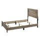 Full Bedroom Set, Brown Wood, 3 Piece Set with Nightstand and Dresser