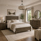 Full Bedroom Set, Brown Wood, 3 Piece Set with Nightstand and Dresser