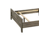 Full Bedroom Set, Brown Wood, 2 Piece Set with Nightstand