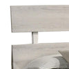 Full Bedroom Set, White, Black Wood, 2 Piece Set with Nightstand
