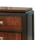Queen Bedroom Set, Brown Wood, 2 Piece Set with Nightstand