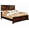 Queen Bedroom Set, Brown Wood, 3 Piece Set with 2 Nightstands