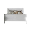 Queen Bedroom Set, White Wood, 3 Piece Set with 2 Nightstands