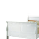 Queen Bedroom Set, White Wood, 3 Piece Set with 2 Nightstands