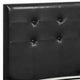Queen Bedroom Set, Black Wood, 3 Piece Set with 2 Nightstands