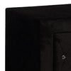 Queen Bedroom Set, Black Wood, 3 Piece Set with 2 Nightstands