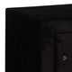 Queen Bedroom Set, Black Wood, 3 Piece Set with 2 Nightstands