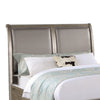 Queen Bedroom Set, Gold Wood, 3 Piece Set with 2 Nightstands