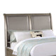 Queen Bedroom Set, Gold Wood, 3 Piece Set with 2 Nightstands