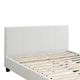 Queen Bedroom Set, White Wood, 3 Piece Set with 2 Nightstands