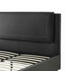 Queen Bedroom Set, Black Wood, 3 Piece Set with 2 Nightstands