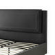 Queen Bedroom Set, Black Wood, 3 Piece Set with 2 Nightstands