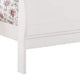King Bedroom Set, White Wood, 3 Piece Set with 2 Nightstands