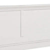 King Bedroom Set, White Wood, 3 Piece Set with 2 Nightstands
