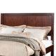 California King Bedroom Set, Cherry Brown, Bronze Wood, 3 Piece Set with 2 Nightstands