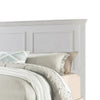 King Bedroom Set, White Wood, 3 Piece Set with 2 Nightstands
