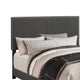 King Bedroom Set, Espresso Brown, Silver, Black Wood, 3 Piece Set with 2 Nightstands