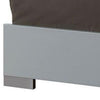 Queen Bedroom Set in White & Black Wood – 3 Piece Set with 2 Nightstands