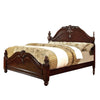 Queen Bedroom Set, Brown Wood, 2 Piece Set with Nightstand