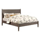 Queen Bedroom Set in Gray Wood – 3 Piece Set with 2 Nightstands