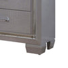 Queen Bedroom Set, Gray Wood, 2 Piece Set with Nightstand